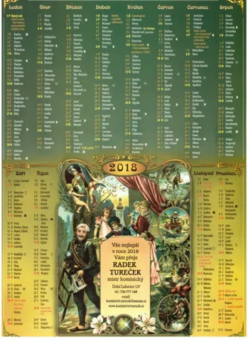 kalendář – 2018