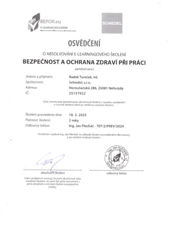 Osvědčení 19