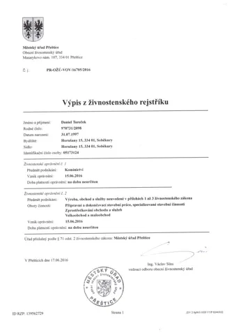 Živnostenské listy 2